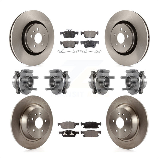 [Avant + Arrière] Kit d'ensemble roulement de roue et moyeu pour 2017 Lincoln MKX AWD avec 14mm Wheel Lugs KBB-113344 par Transit Auto
