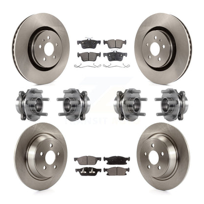 [Avant + Arrière] Kit d'ensemble roulement de roue et moyeu pour Ford Edge Lincoln MKX AWD KBB-113345