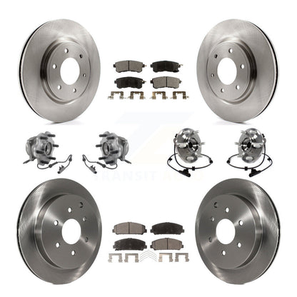 [Avant + Arrière] Kit d'ensemble roulement de roue et moyeu pour INFINITI Nissan Armada QX80 QX56 KBB-113348