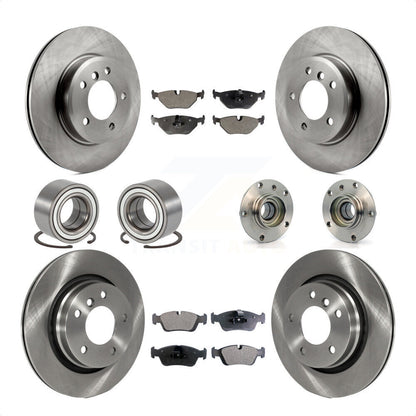 [Avant + Arrière] Kit d'ensemble roulement de roue et moyeu pour 2001-2005 BMW 325i KBB-113349 par Transit Auto