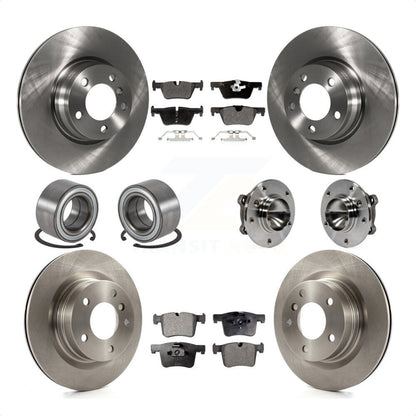 [Avant + Arrière] Kit d'ensemble roulement de roue et moyeu pour 2012 BMW 328i Sedan avec 2.0L sans Blue Painted Calipers KBB-113352 par Transit Auto