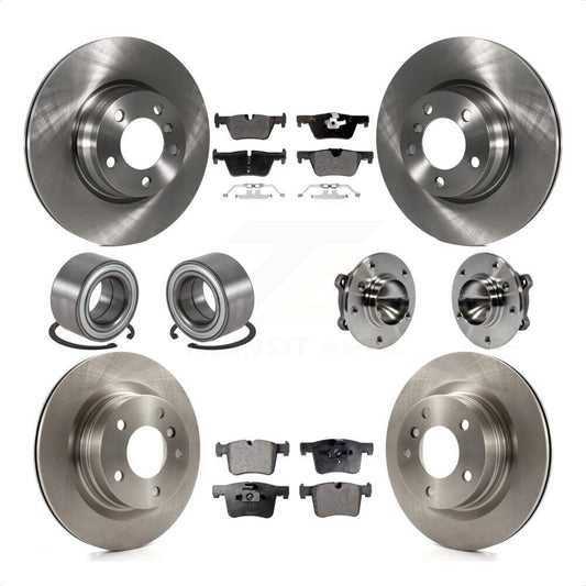 [Avant + Arrière] Kit d'ensemble roulement de roue et moyeu pour 2012 BMW 328i Sedan avec 2.0L sans Blue Painted Calipers KBB-113352 par Transit Auto