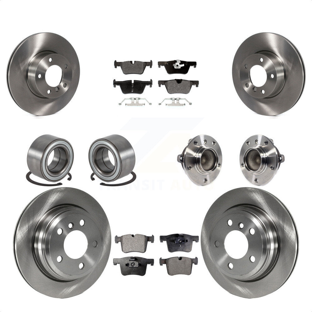 [Avant + Arrière] Kit d'ensemble roulement de roue et moyeu pour BMW 428i 328i Gran Coupe sans Blue Painted Calipers KBB-113354 par Transit Auto