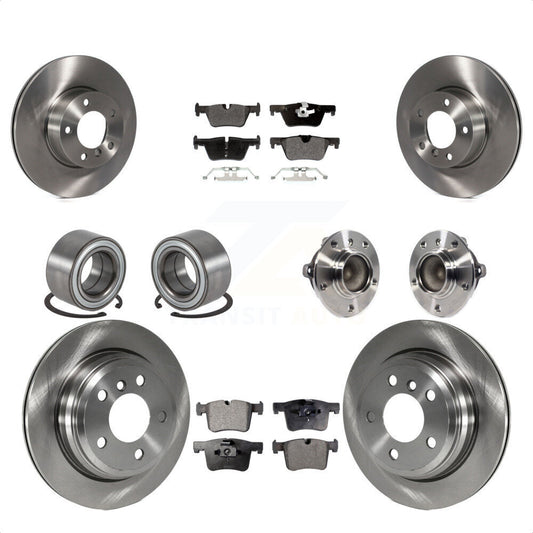 [Avant + Arrière] Kit d'ensemble roulement de roue et moyeu pour BMW 428i 328i Gran Coupe sans Blue Painted Calipers KBB-113354 par Transit Auto