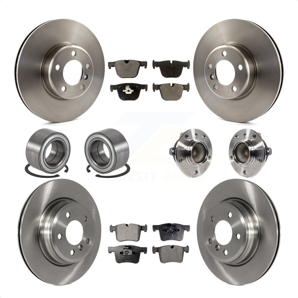 [Avant + Arrière] Kit d'ensemble roulement de roue et moyeu pour BMW 435i 335i Gran Coupe sans Blue Painted Calipers KBB-113359 par Transit Auto