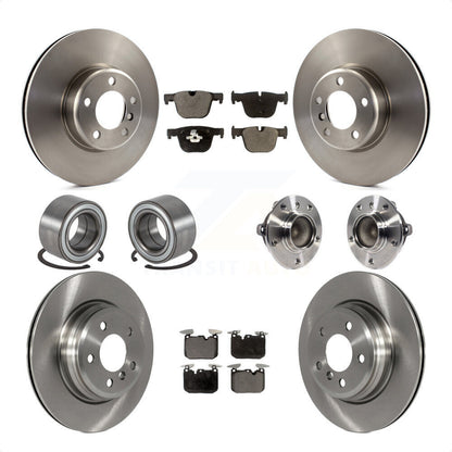 [Avant + Arrière] Kit d'ensemble roulement de roue et moyeu pour BMW 435i Gran Coupe ActiveHybrid 3 sans Blue Painted Calipers KBB-113360 par Transit Auto