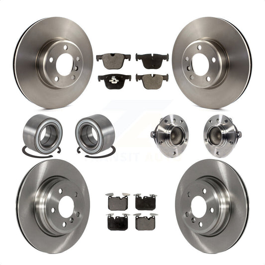 [Avant + Arrière] Kit d'ensemble roulement de roue et moyeu pour BMW 435i Gran Coupe ActiveHybrid 3 sans Blue Painted Calipers KBB-113360 par Transit Auto