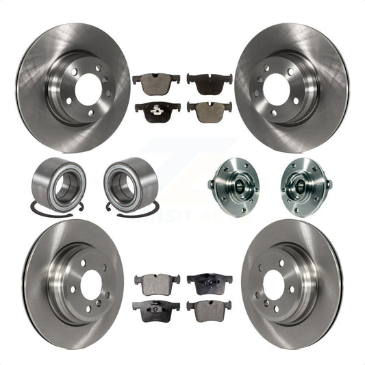 [Avant + Arrière] Kit d'ensemble roulement de roue et moyeu pour 2015-2016 BMW 428i xDrive Gran Coupe sans Blue Painted Calipers KBB-113364 par Transit Auto