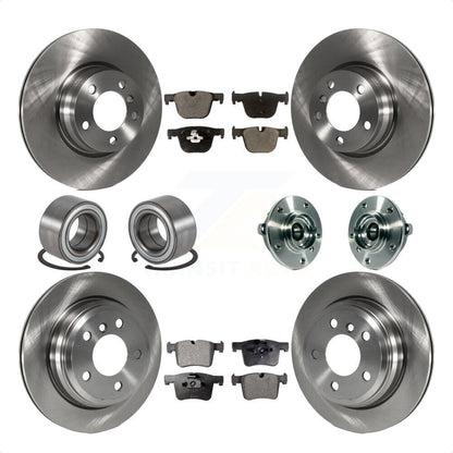 [Avant + Arrière] Kit d'ensemble roulement de roue et moyeu pour 2015-2016 BMW 428i xDrive Gran Coupe sans Blue Painted Calipers KBB-113365 par Transit Auto