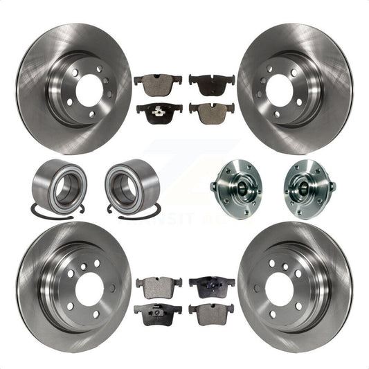 [Avant + Arrière] Kit d'ensemble roulement de roue et moyeu pour 2015-2016 BMW 428i xDrive Gran Coupe sans Blue Painted Calipers KBB-113365 par Transit Auto
