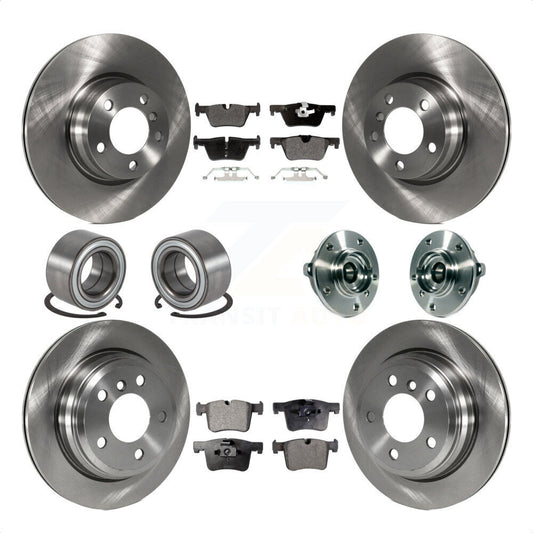 [Avant + Arrière] Kit d'ensemble roulement de roue et moyeu pour BMW 328i xDrive 428i Gran Coupe sans Blue Painted Calipers KBB-113366 par Transit Auto