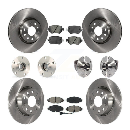 [Avant + Arrière] Kit d'ensemble roulement de roue et moyeu pour 2015-2018 Volkswagen GTI sans Performance Package KBB-113382