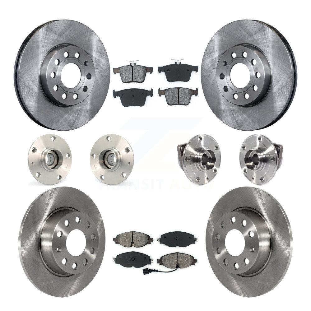 [Avant + Arrière] Kit d'ensemble roulement de roue et moyeu pour 2016 Audi A3 Sedan avec FWD 2.0L avec 85mm Bearing Outer Diameter KBB-113383