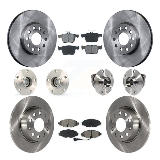 [Avant + Arrière] Kit d'ensemble roulement de roue et moyeu pour 2016 Audi A3 Sedan avec FWD 2.0L avec 85mm Bearing Outer Diameter KBB-113383