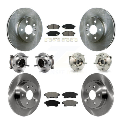 [Avant + Arrière] Kit d'ensemble roulement de roue et moyeu pour 2014-2015 Chevrolet Cruze GAS engine avec 16" Factory Wheels KBB-113391
