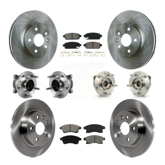 [Avant + Arrière] Kit d'ensemble roulement de roue et moyeu pour 2014-2015 Chevrolet Cruze GAS engine avec 16" Factory Wheels KBB-113391