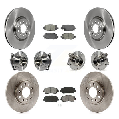 [Avant + Arrière] Kit d'ensemble roulement de roue et moyeu pour 2015-2017 Chrysler 200 FWD avec 330mm Diameter Rotor KBB-113394