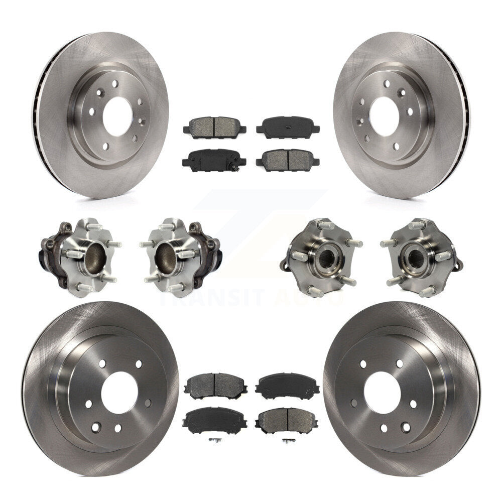 [Avant + Arrière] Kit d'ensemble roulement de roue et moyeu pour Nissan Rogue Sport Qashqai KBB-113400