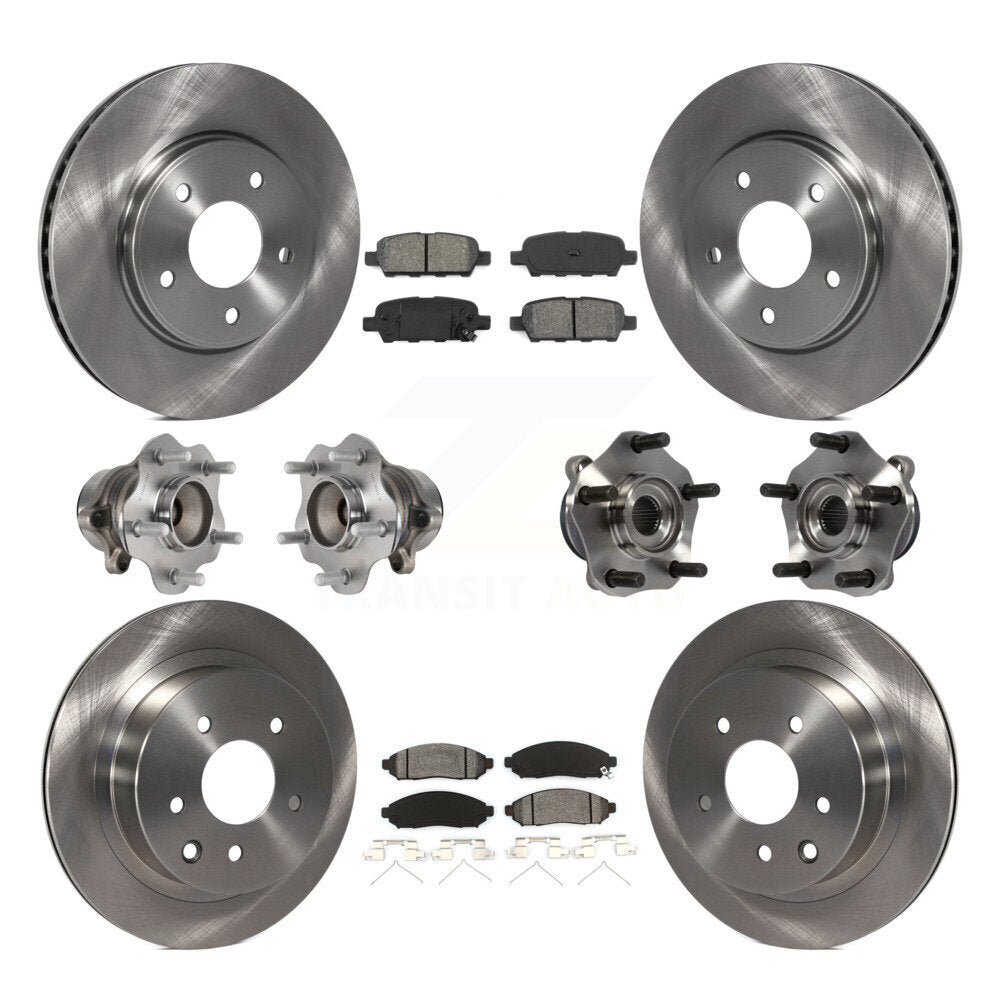 [Avant + Arrière] Kit d'ensemble roulement de roue et moyeu pour Nissan LEAF KBB-113402