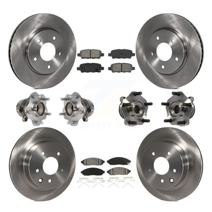 [Avant + Arrière] Kit d'ensemble roulement de roue et moyeu pour Nissan LEAF KBB-113402