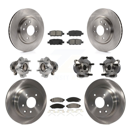 [Avant + Arrière] Kit d'ensemble roulement de roue et moyeu pour 2015 Nissan LEAF Vehicles Manufactured In Japan KBB-113403