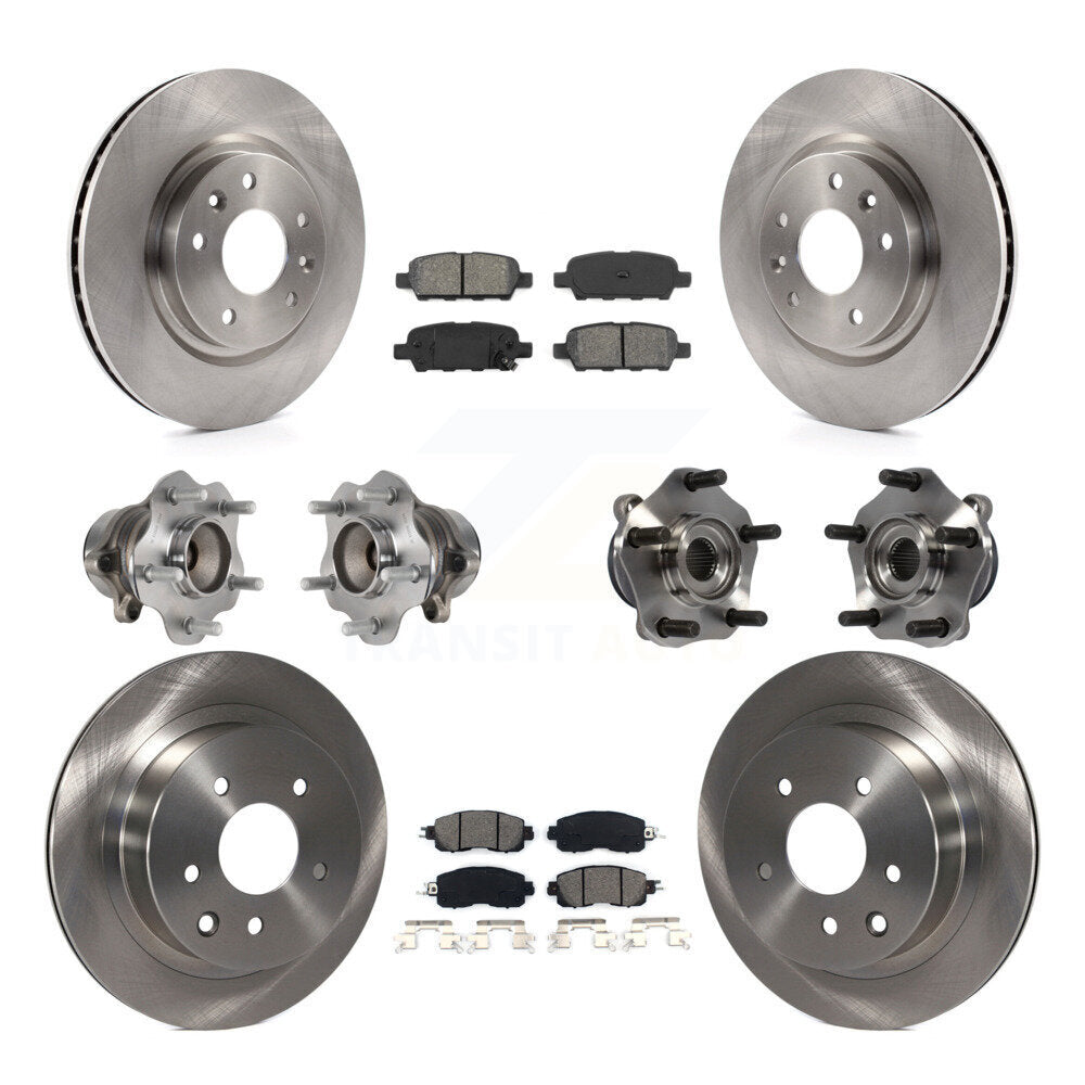 [Avant + Arrière] Kit d'ensemble roulement de roue et moyeu pour Nissan LEAF KBB-113404
