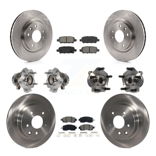 [Avant + Arrière] Kit d'ensemble roulement de roue et moyeu pour Nissan LEAF KBB-113404