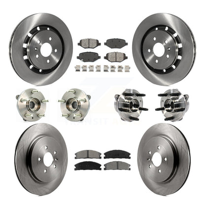 [Avant + Arrière] Kit d'ensemble roulement de roue et moyeu pour Ford Taurus Police Interceptor Sedan Special Service KBB-113411