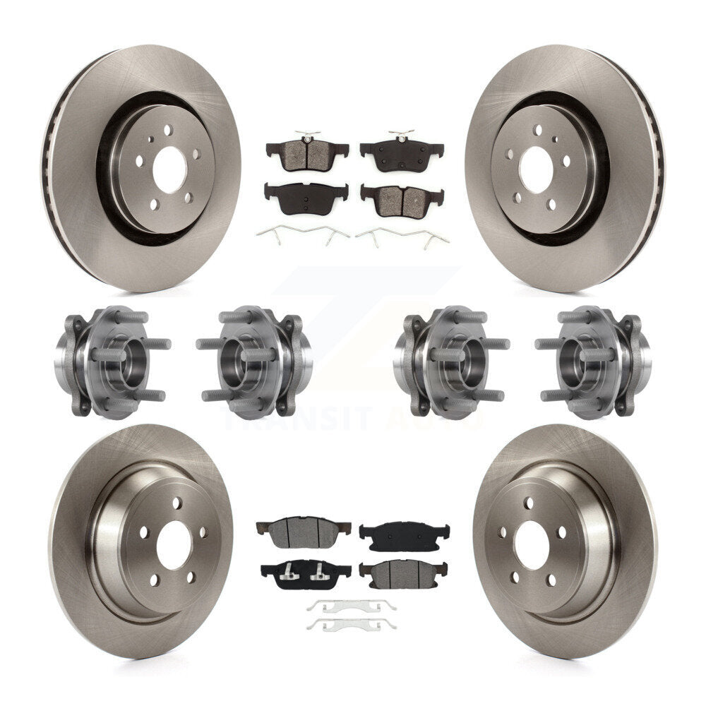 [Avant + Arrière] Kit d'ensemble roulement de roue et moyeu pour Ford Edge Lincoln MKX AWD KBB-113416