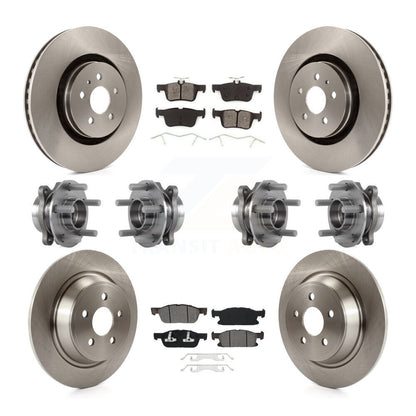 [Avant + Arrière] Kit d'ensemble roulement de roue et moyeu pour Ford Edge Lincoln MKX AWD KBB-113416