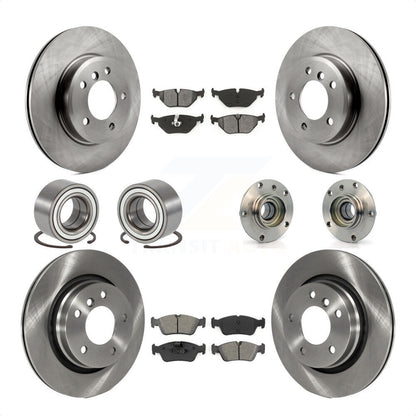 [Avant + Arrière] Kit d'ensemble roulement de roue et moyeu pour 2001-2005 BMW 325i KBB-113417 par Transit Auto