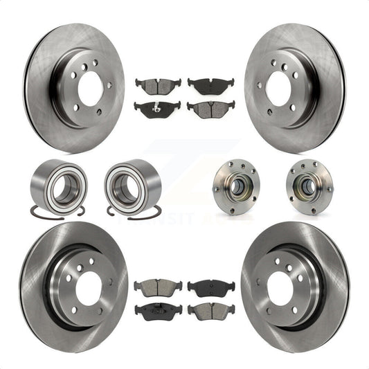 [Avant + Arrière] Kit d'ensemble roulement de roue et moyeu pour 2001-2005 BMW 325i KBB-113417 par Transit Auto