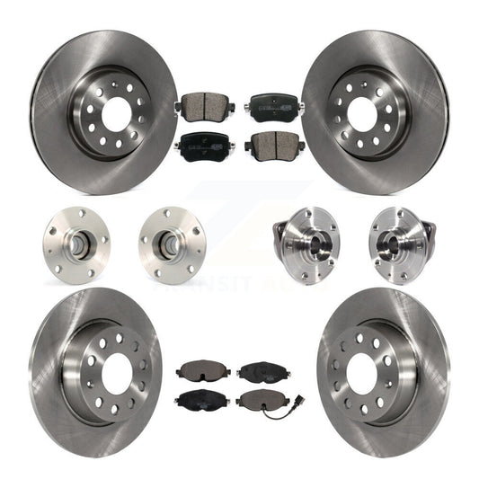 [Avant + Arrière] Kit d'ensemble roulement de roue et moyeu pour 2015-2018 Volkswagen GTI sans Performance Package KBB-113432