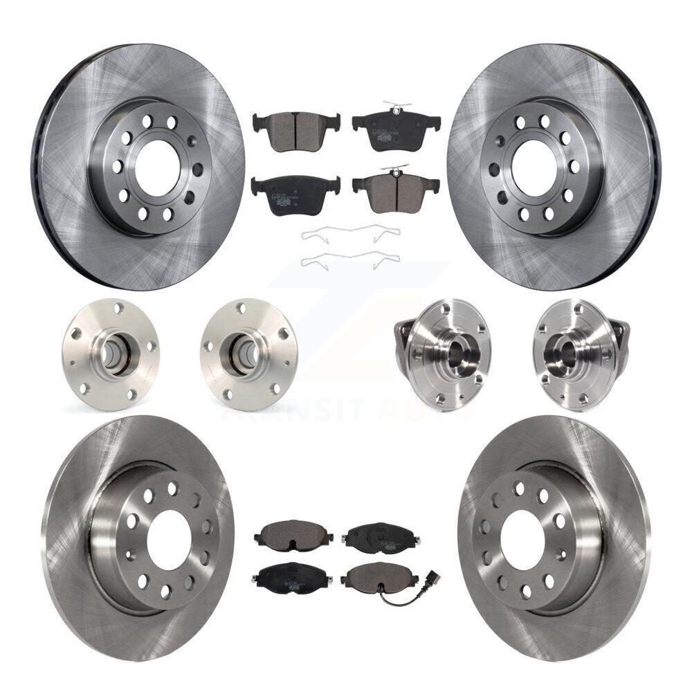 [Avant + Arrière] Kit d'ensemble roulement de roue et moyeu pour 2016 Audi A3 Sedan avec FWD 2.0L avec 85mm Bearing Outer Diameter KBB-113433