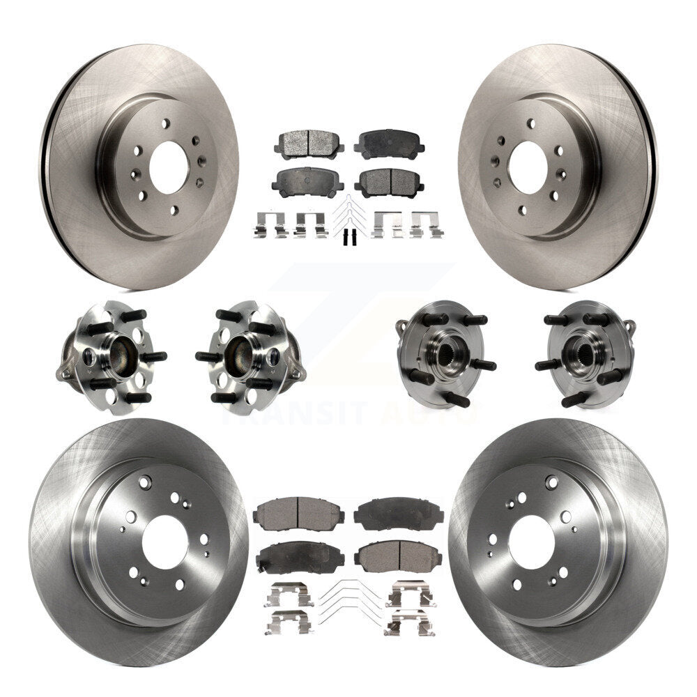 [Avant + Arrière] Kit d'ensemble roulement de roue et moyeu pour 2011-2014 Honda Odyssey KBB-113435