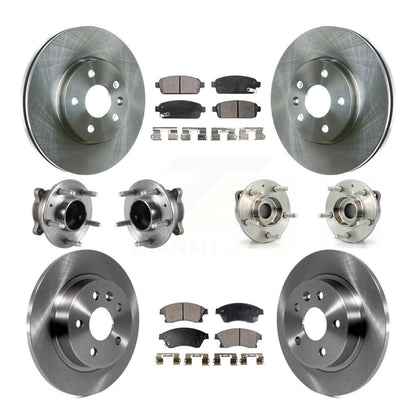 [Avant + Arrière] Kit d'ensemble roulement de roue et moyeu pour 2014-2015 Chevrolet Cruze GAS engine avec 16" Factory Wheels KBB-113443