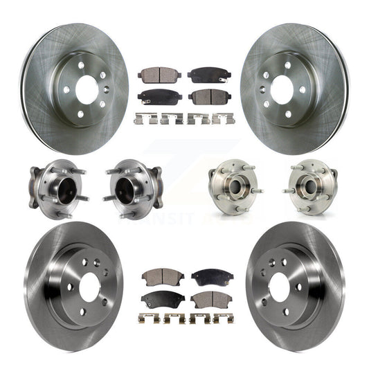 [Avant + Arrière] Kit d'ensemble roulement de roue et moyeu pour 2014-2015 Chevrolet Cruze GAS engine avec 16" Factory Wheels KBB-113443