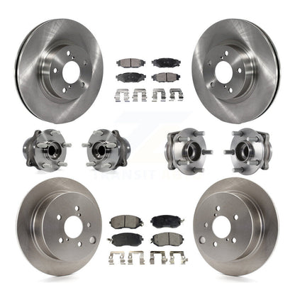 [Avant + Arrière] Kit d'ensemble roulement de roue et moyeu pour Subaru Impreza KBB-113447