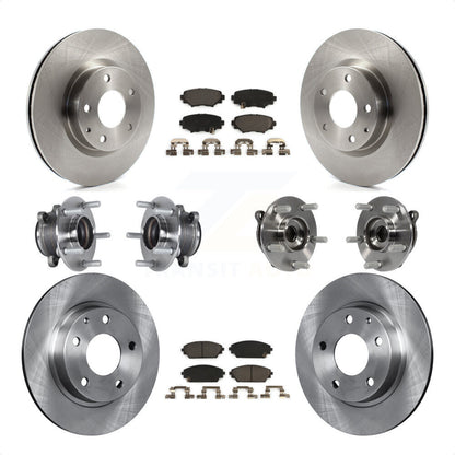 [Avant + Arrière] Kit d'ensemble roulement de roue et moyeu pour Mazda 3 Sport 2.5L KBB-113451 par Transit Auto