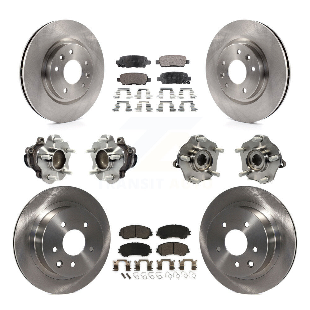 [Avant + Arrière] Kit d'ensemble roulement de roue et moyeu pour Nissan Rogue Sport Qashqai KBB-113453
