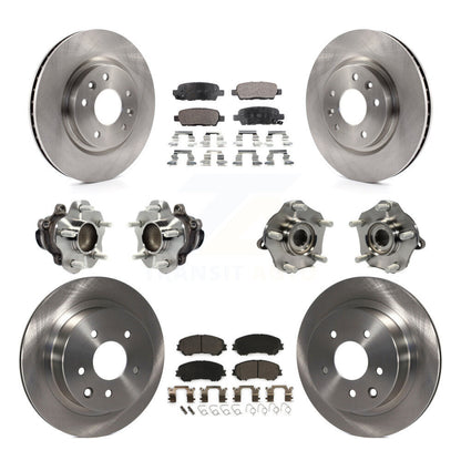 [Avant + Arrière] Kit d'ensemble roulement de roue et moyeu pour Nissan Rogue Sport Qashqai KBB-113453