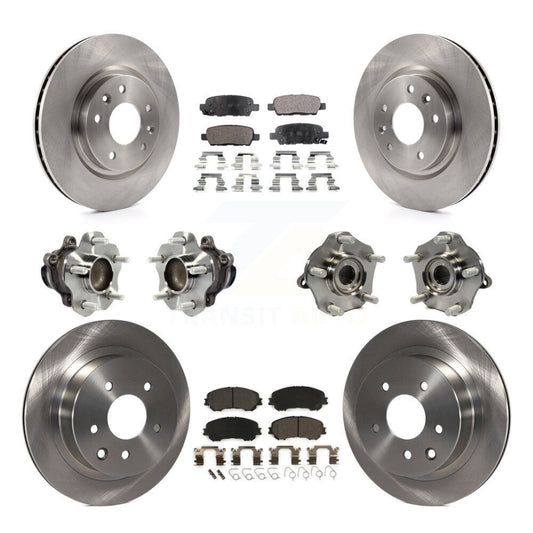 [Avant + Arrière] Kit d'ensemble roulement de roue et moyeu pour Nissan Rogue Sport Qashqai KBB-113453