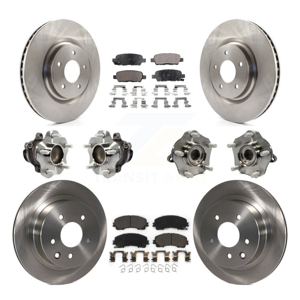 [Avant + Arrière] Kit d'ensemble roulement de roue et moyeu pour Nissan Rogue KBB-113454