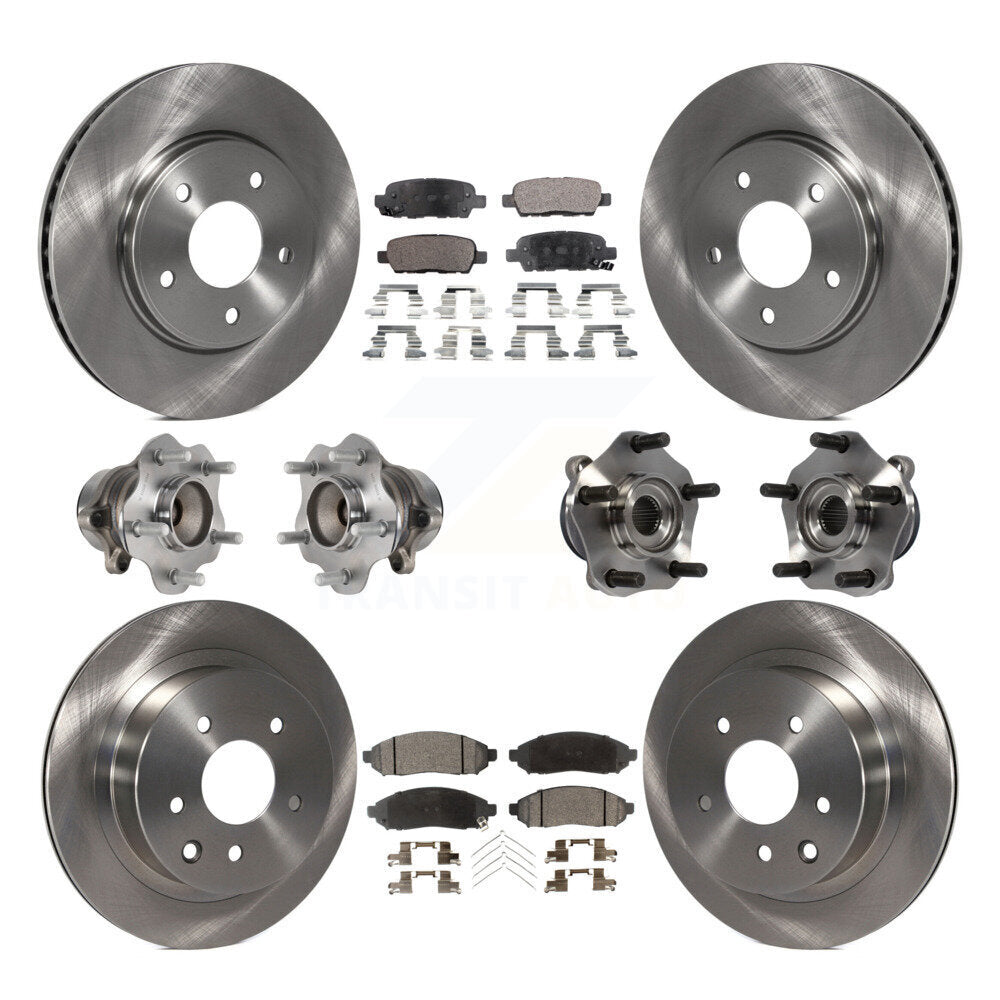 [Avant + Arrière] Kit d'ensemble roulement de roue et moyeu pour Nissan LEAF KBB-113455