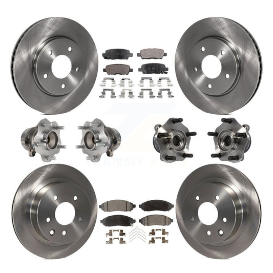 [Avant + Arrière] Kit d'ensemble roulement de roue et moyeu pour Nissan LEAF KBB-113455