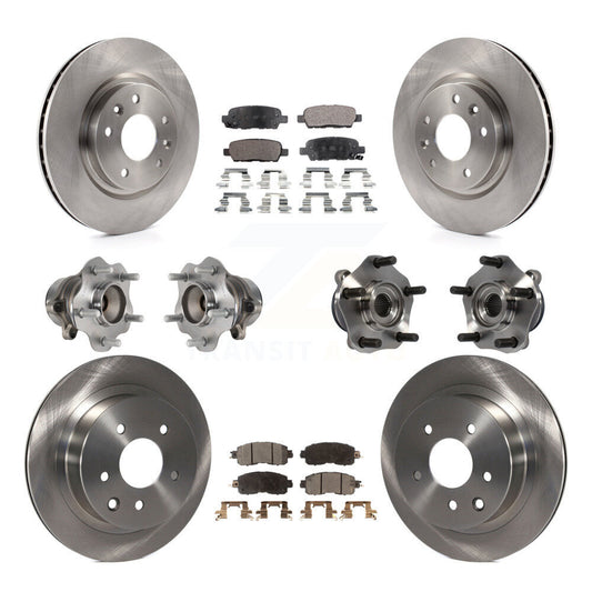 [Avant + Arrière] Kit d'ensemble roulement de roue et moyeu pour Nissan LEAF KBB-113457
