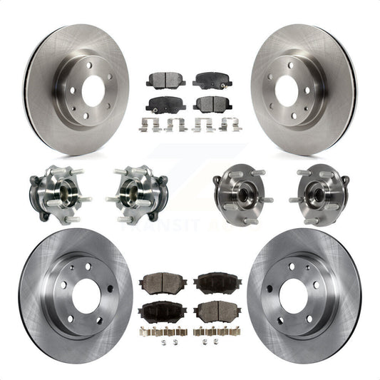 [Avant + Arrière] Kit d'ensemble roulement de roue et moyeu pour Mazda 3 Sport 2.5L KBB-113458 par Transit Auto