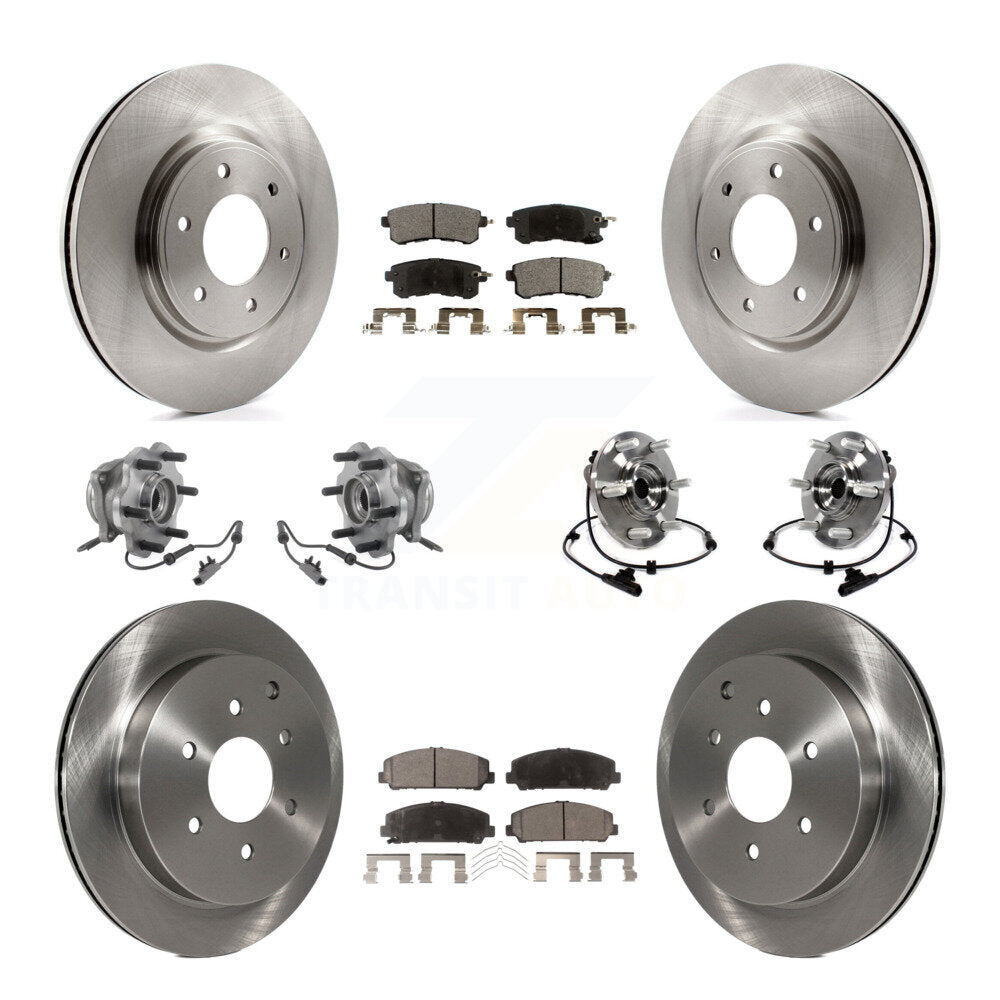 [Avant + Arrière] Kit d'ensemble roulement de roue et moyeu pour INFINITI Nissan Armada QX80 QX56 KBB-113474
