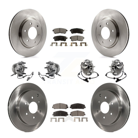 [Avant + Arrière] Kit d'ensemble roulement de roue et moyeu pour INFINITI Nissan Armada QX80 QX56 KBB-113474