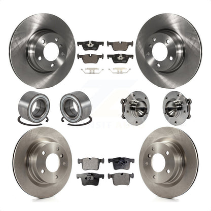 [Avant + Arrière] Kit d'ensemble roulement de roue et moyeu pour 2012 BMW 328i Sedan avec 2.0L sans Blue Painted Calipers KBB-113478 par Transit Auto